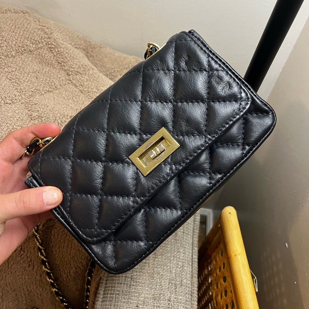 Navy Purse from Italy